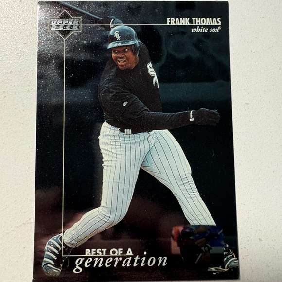 Upper Deck Frank Thomas Baseball Card- Best of a Generation Chicago Whit… - Picture 1 of 2